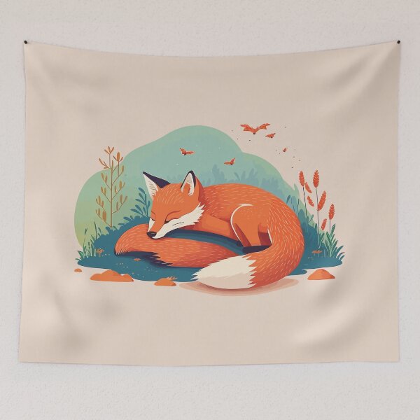Item preview, Cute Lazy Fox designed and sold by Amir Faysal.