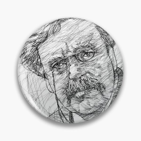 Item preview, G. K. CHESTERTON ink portrait .3 designed and sold by lautir.
