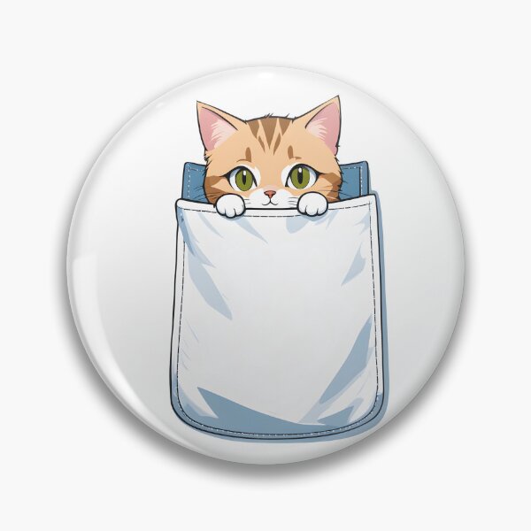 Item preview, Kawaii Cat In My Pocket For Cats Lovers designed and sold by ColorFlick.