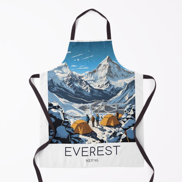 Item preview, A Pop Art Travel Print of Mount Everest - Nepal designed and sold by StudioRedKoala.