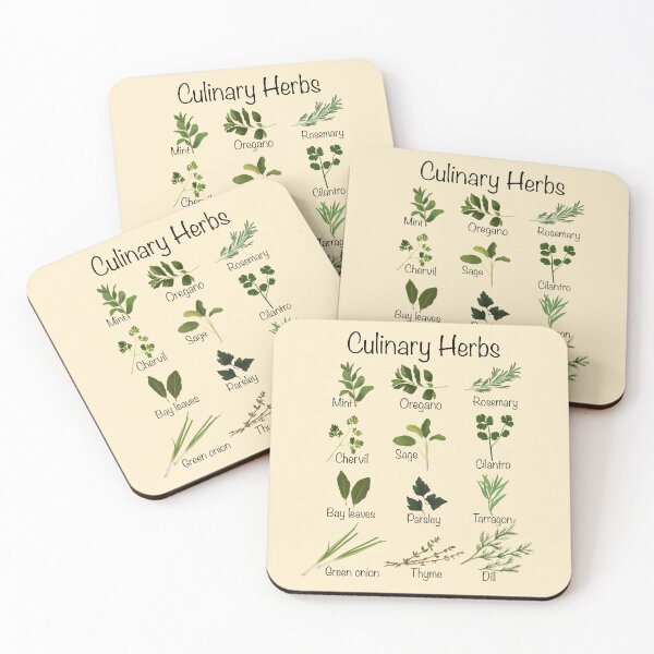 Item preview, Culinary Herbs designed and sold by Raquel Fabi.