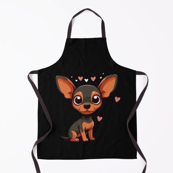 Item preview, Puppy Lovebug : Adorable Pincher Pup Spreading Cute Vibes designed and sold by ArtfulNook.