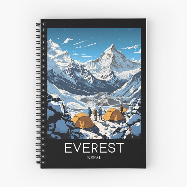 Item preview, A Pop Art Travel Print of Mount Everest - Nepal designed and sold by StudioRedKoala.