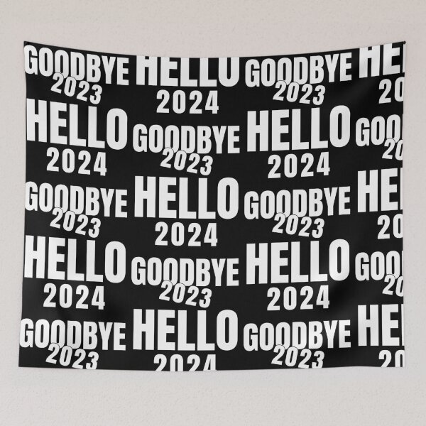 Item preview, Goodbye 2023 Hello 2024 designed and sold by ArtisShops.