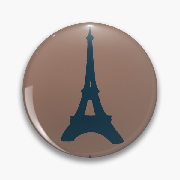 Item preview, Architectural Landmarks No. 61:  Eiffel Tower Silhouette. Blue and Brown. Abstract Artwork By Carraann designed and sold by CARRAANN.