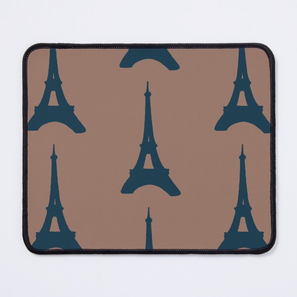 Item preview, Architectural Landmarks No. 61: Eiffel Tower Silhouette. Blue and Brown. Abstract Artwork By Carraann designed and sold by CARRAANN.