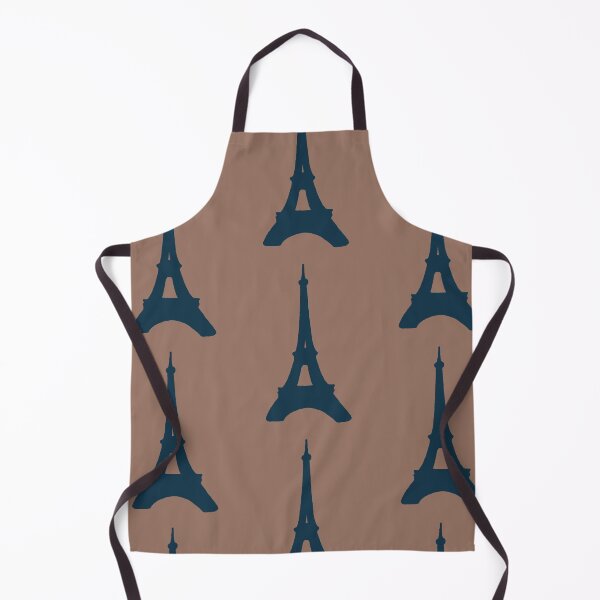 Item preview, Architectural Landmarks No. 61:  Eiffel Tower Silhouette. Blue and Brown. Abstract Artwork By Carraann designed and sold by CARRAANN.