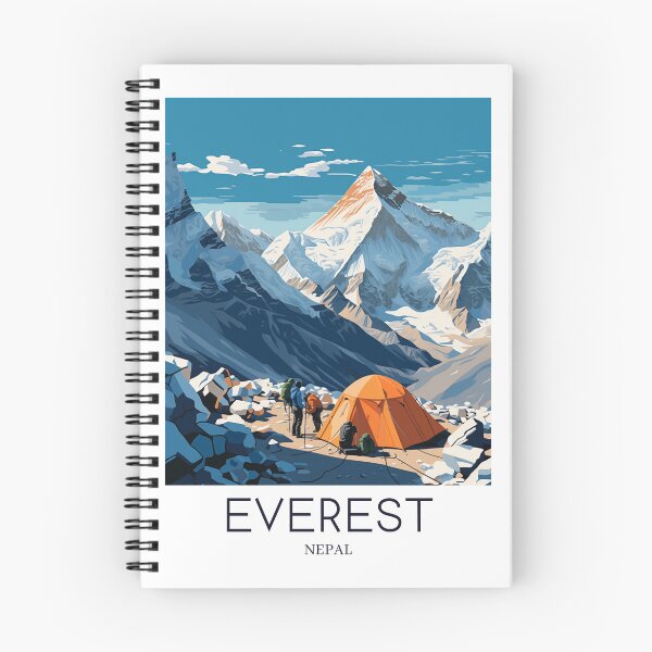 Item preview, A Pop Art Travel Print of Mount Everest - Nepal designed and sold by StudioRedKoala.