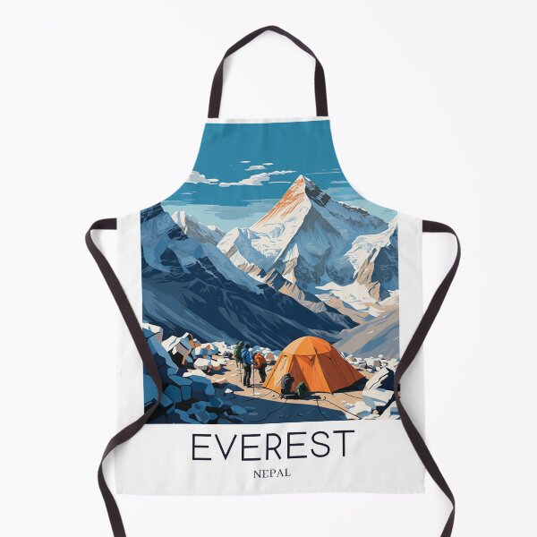 Item preview, A Pop Art Travel Print of Mount Everest - Nepal designed and sold by StudioRedKoala.