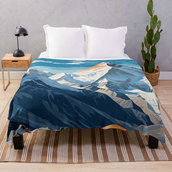 Item preview, A Pop Art Travel Print of Mount Everest - Nepal designed and sold by StudioRedKoala.