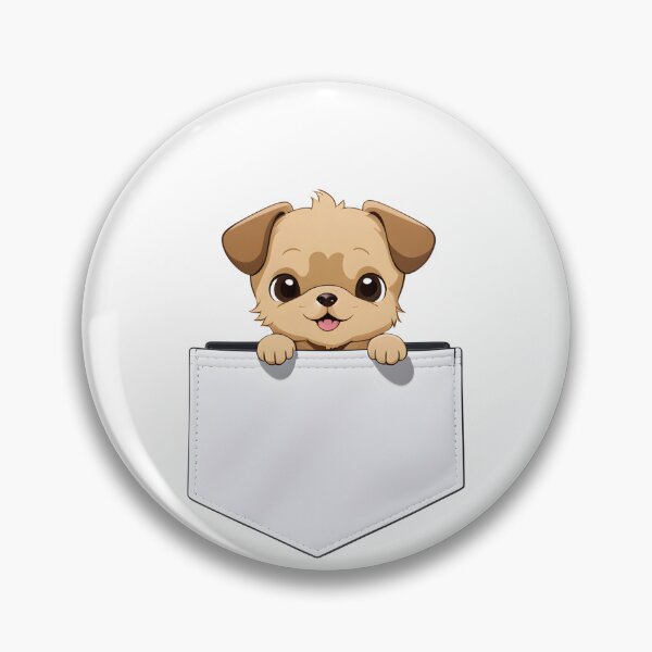 Item preview, Kawaii Dog In My Pocket For Dogs Lovers designed and sold by ColorFlick.