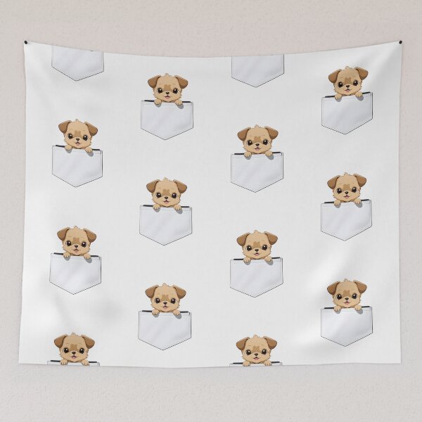 Item preview, Kawaii Dog In My Pocket For Dogs Lovers designed and sold by ColorFlick.