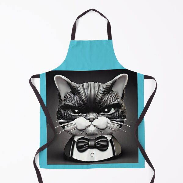 Item preview, Tuxedo Cat Cartoon drawing designed and sold by CattyCornerPOD.