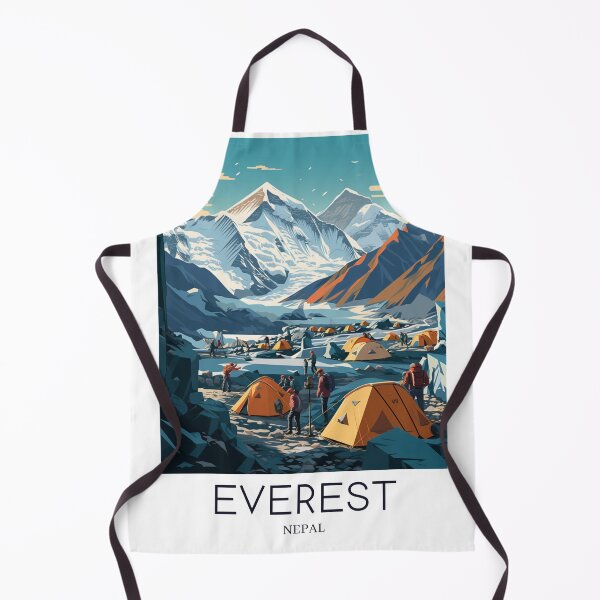 Item preview, A Pop Art Travel Print of Mount Everest - Nepal designed and sold by StudioRedKoala.