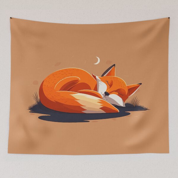 Item preview, Cute Lazy Fox designed and sold by Amir Faysal.