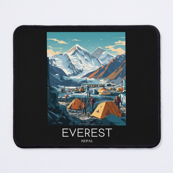 Item preview, A Pop Art Travel Print of Mount Everest - Nepal designed and sold by StudioRedKoala.