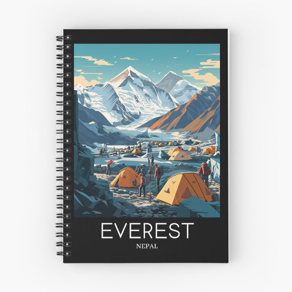 Item preview, A Pop Art Travel Print of Mount Everest - Nepal designed and sold by StudioRedKoala.