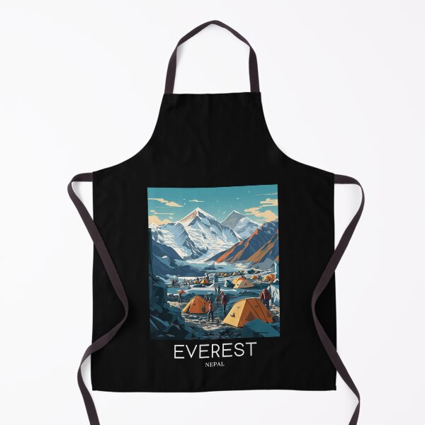 Item preview, A Pop Art Travel Print of Mount Everest - Nepal designed and sold by StudioRedKoala.