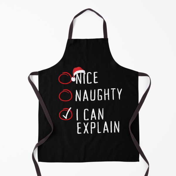 Item preview, Nice Naughty I Can Explain Funny Christmas List Santa Claus designed and sold by Artisticlions-A.