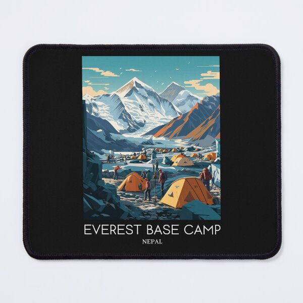 Item preview, A Pop Art Travel Print of Mount Everest - Nepal designed and sold by StudioRedKoala.