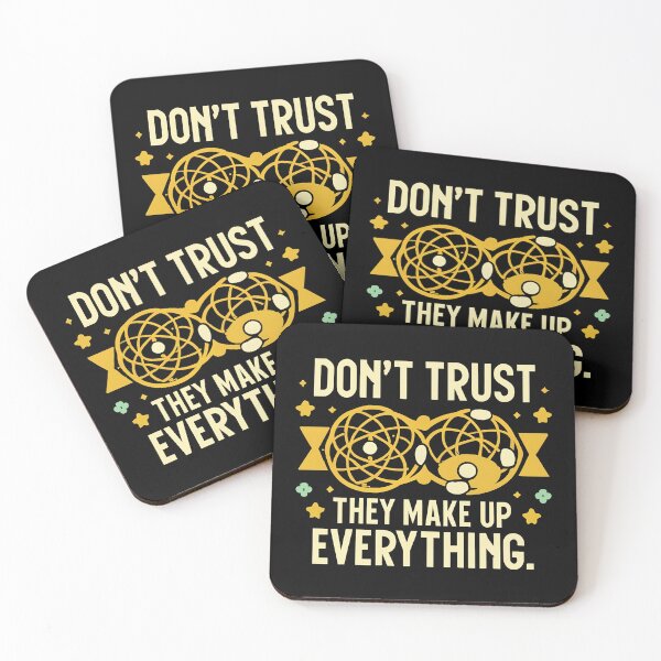 Item preview, Don't trust atoms designed and sold by JustCrafted.