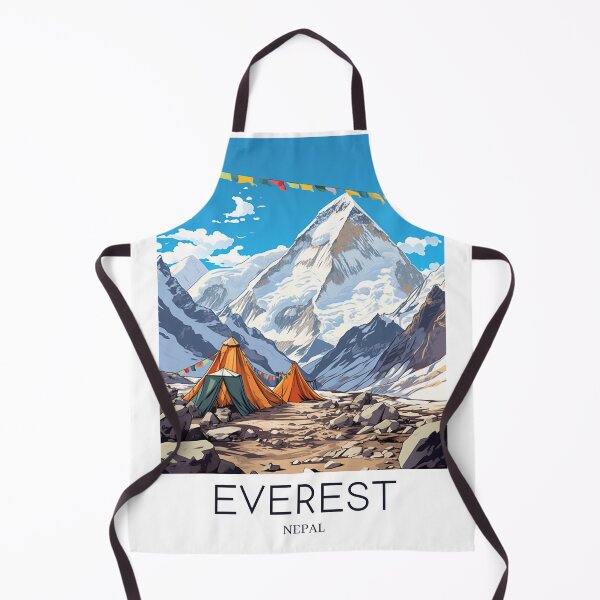 Item preview, A Pop Art Travel Print of Mount Everest - Nepal designed and sold by StudioRedKoala.