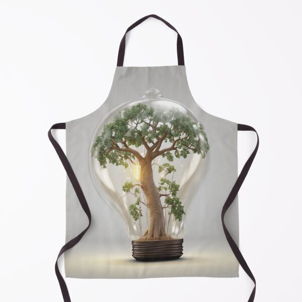 Item preview, Luminous Baobab: Hyper-Realistic 3D Render Inside a Glowing Bulb Light Logo designed and sold by RedArtG09.