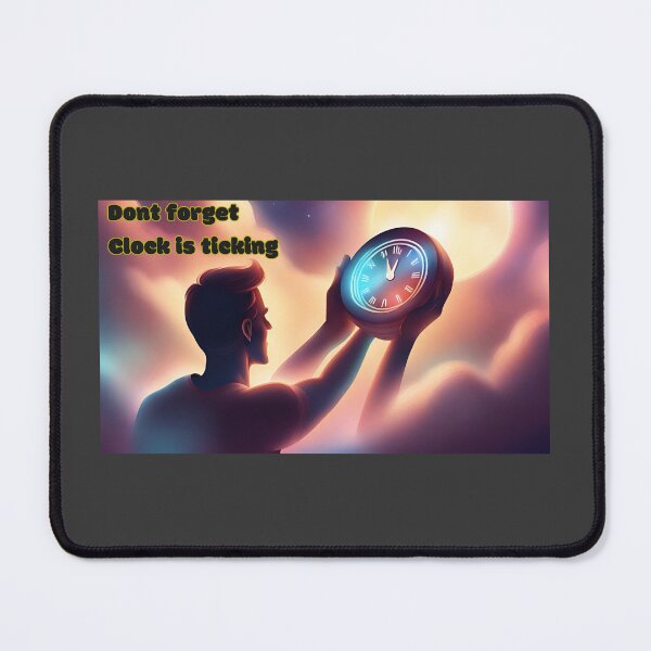 Item preview, Don't forget clock is ticking designed and sold by AreUSeeMe.