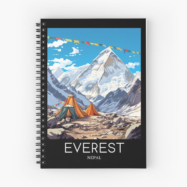 Item preview, A Pop Art Travel Print of Mount Everest - Nepal designed and sold by StudioRedKoala.