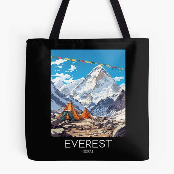 Item preview, A Pop Art Travel Print of Mount Everest - Nepal designed and sold by StudioRedKoala.