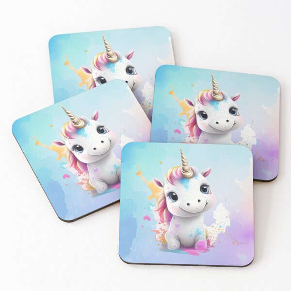 Item preview, Cute Cartoon Baby Unicorn designed and sold by Wolfheartart.