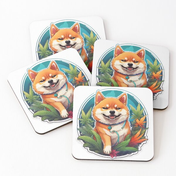 Item preview, Shiba Inu and some flower, my two best frriends designed and sold by wojysmokes.