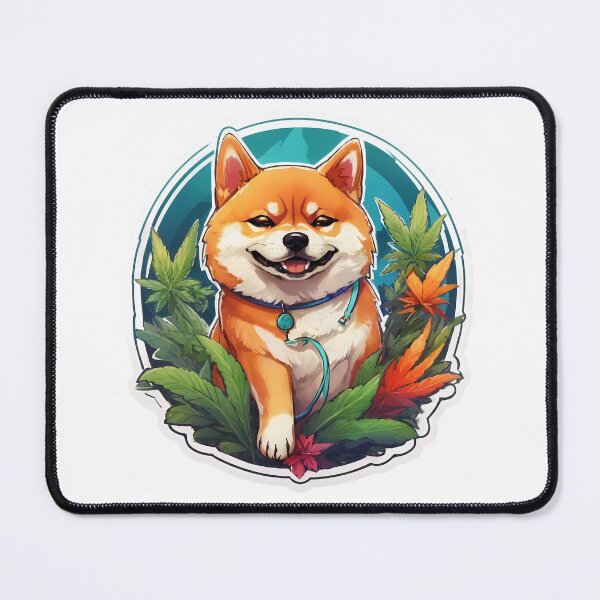 Item preview, Shiba Inu and some flower, my two best frriends designed and sold by wojysmokes.