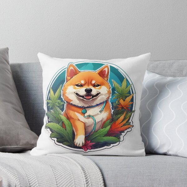 Item preview, Shiba Inu and some flower, my two best frriends designed and sold by wojysmokes.