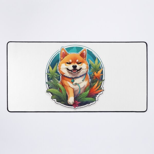 Item preview, Shiba Inu and some flower, my two best frriends designed and sold by wojysmokes.