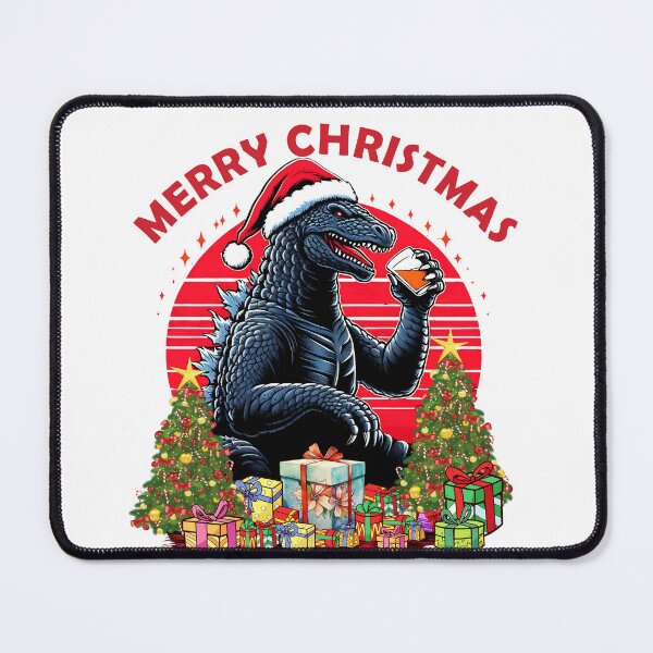 Item preview, godzilla marry christmas  designed and sold by Galactic-Paints.