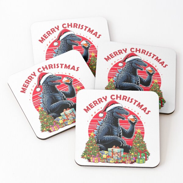 Artikelvorschau, Godzilla heiratet Weihnachten entworfen und verkauft von Galactic-Paints.