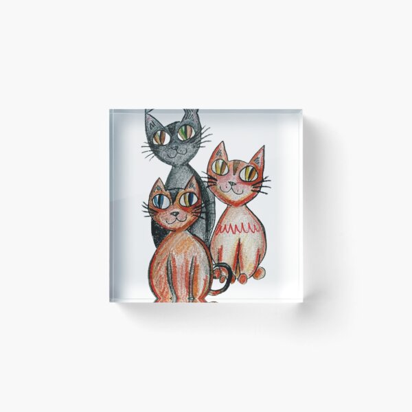 Item preview, Three Cool Cats, One Big Stare designed and sold by Alexandria1928.