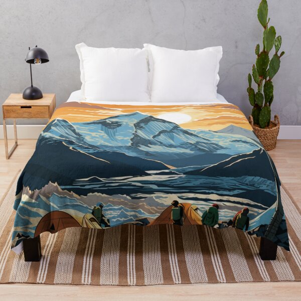 Item preview, A Pop Art Travel Print of Mount Everest - Nepal designed and sold by StudioRedKoala.