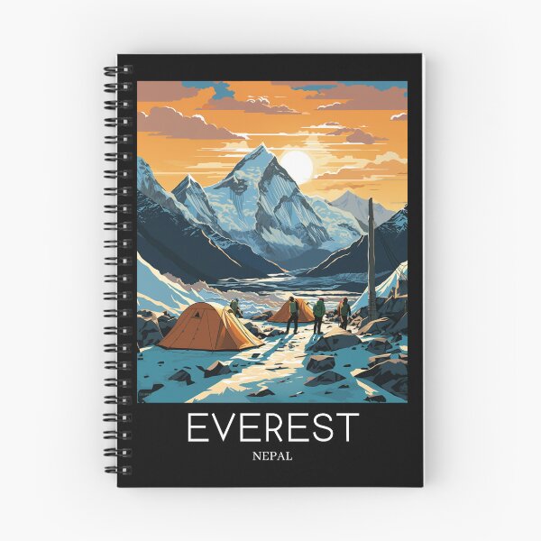 Item preview, A Pop Art Travel Print of Mount Everest - Nepal designed and sold by StudioRedKoala.