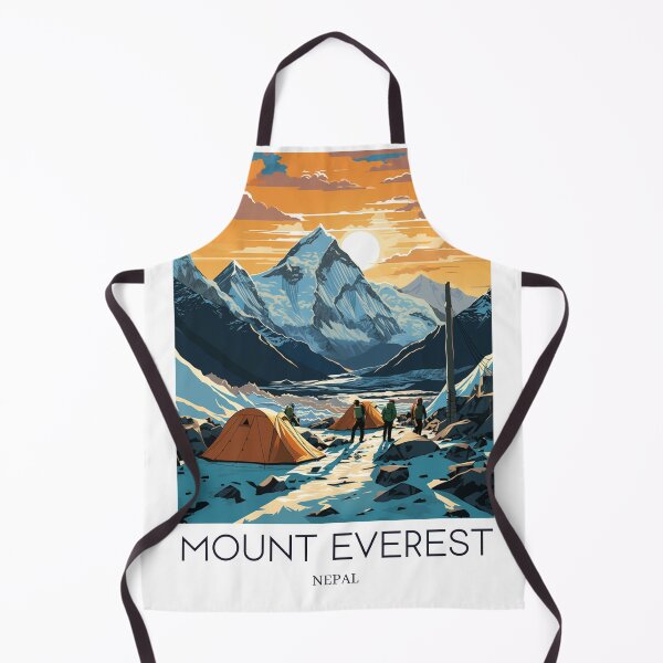 Item preview, A Pop Art Travel Print of Mount Everest - Nepal designed and sold by StudioRedKoala.