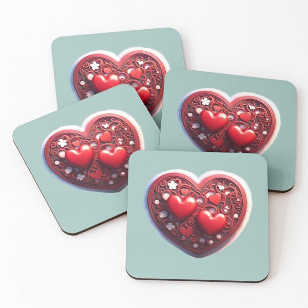 Item preview, Cute Red Heart  designed and sold by Digiheart.