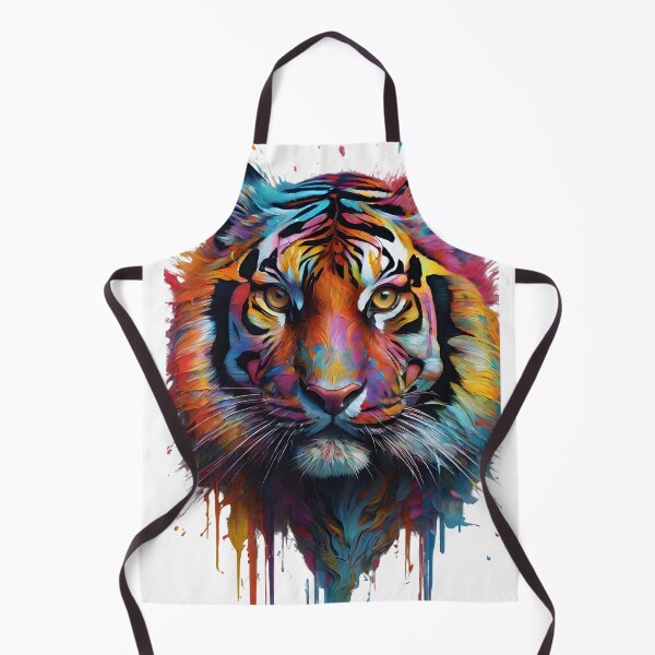 Item preview, Tiger pop art designed and sold by Toms Tee.