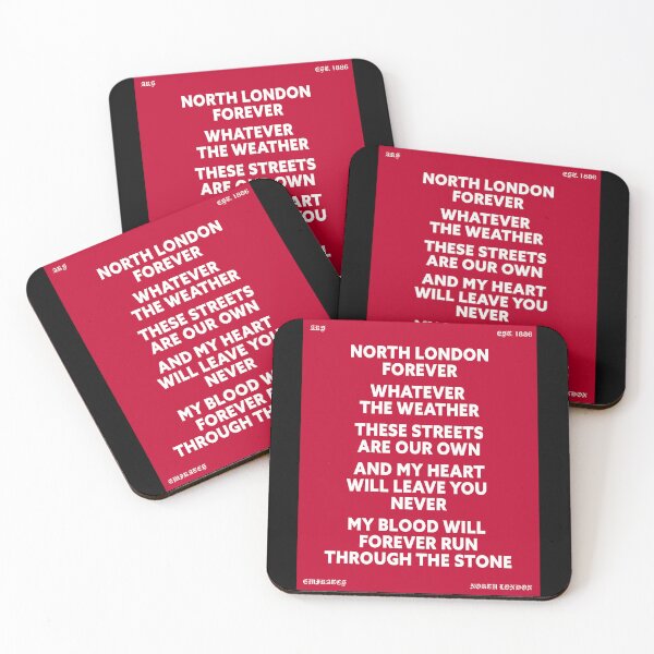 Item preview, North London Forever Print Full Lyrics designed and sold by cenosure.