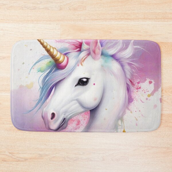 Item preview, Handsome Unicorn on a Splash Paint Background designed and sold by Wolfheartart.