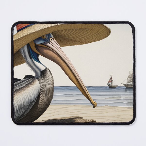 Item preview, A pelican on vacation in the Caribbean designed and sold by Wolfsee.