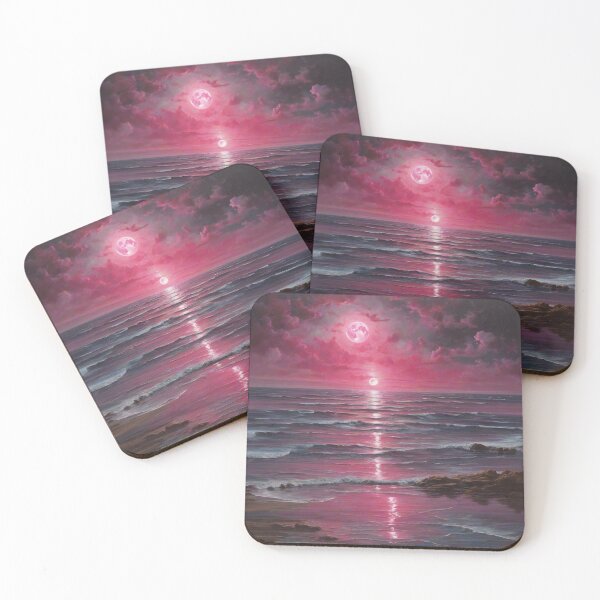 Item preview, Oceanic Radiance: Enchanting Magenta Moonlight Reflection designed and sold by RedArtG09.