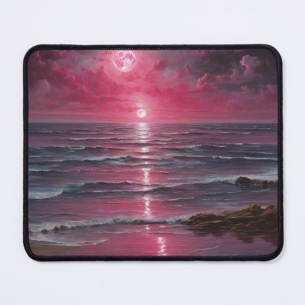 Item preview, Oceanic Radiance: Enchanting Magenta Moonlight Reflection designed and sold by RedArtG09.