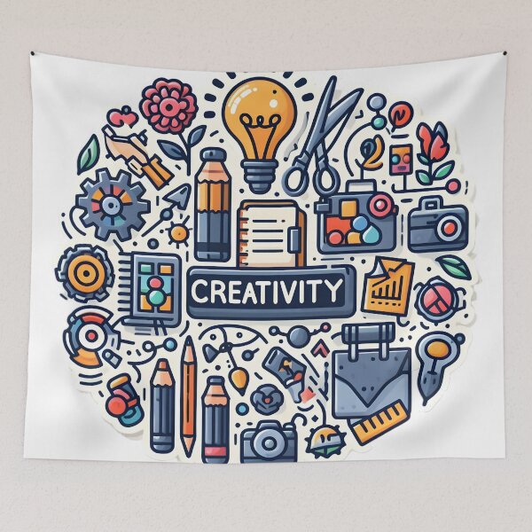 Item preview, Artful Expressions: Colors of Imagination designed and sold by AI-Only Creations.