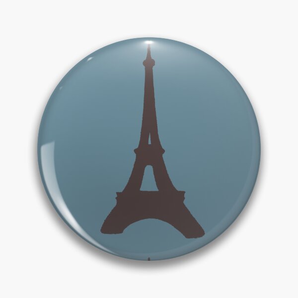 Item preview, Architectural Landmarks No. 62: Eiffel Tower Silhouette. Blue and Brown. Abstract Artwork By Carraann designed and sold by CARRAANN.
